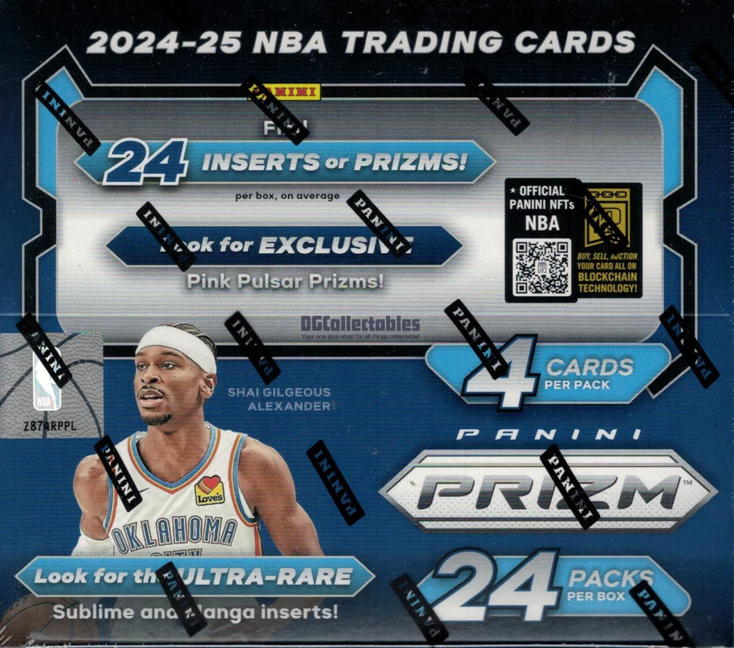 2024-25 PANINI PRIZM NBA BASKETBALL FACTORY SEALED 24-PACK RETAIL BOX