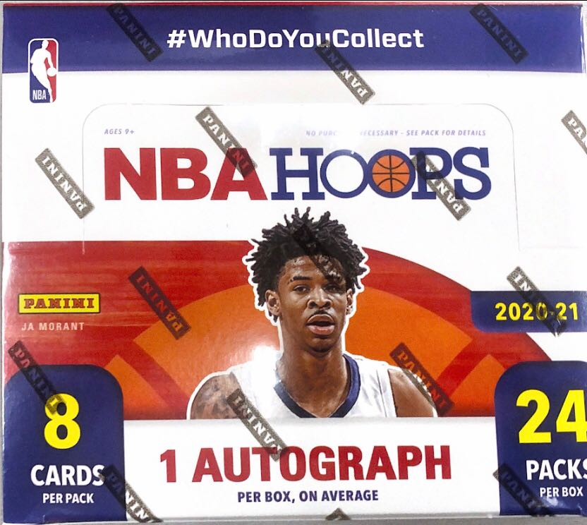 Panini NBA Hoops 2020-21 Retail Box Factory Sealed Box